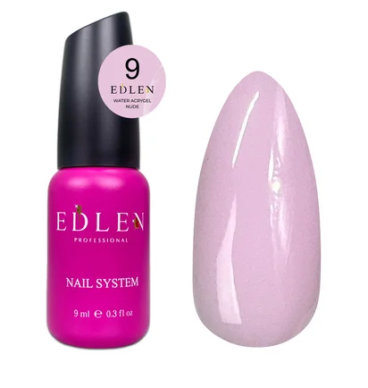 Acrygel for nails Edlen Water Nude #09, 9 ml