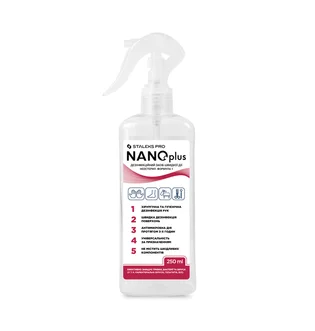Uniwersalny płyn do dezynfekcji z atomizerem Staleks NANOPlus, 250 ml