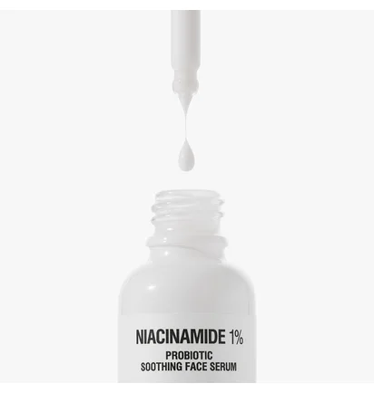 Заспокійлива сироватка для обличчя Mr.Scrubber Niacinamide 1%, з ніацинамідом, пробіотиком та пребіотиком, 30 мл