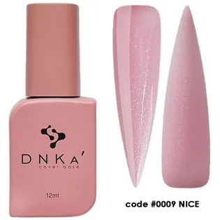Камуфлирующая база для ногтей DNKa' Cover Rubber Base French #0009 Nice, 12 мл