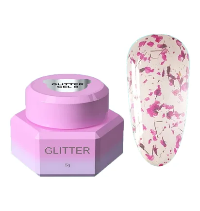 Блискітки для нігтів YouAreCute Glitter Gel, #8, 5г