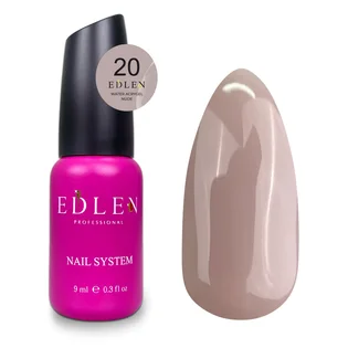 Акрил-гель для нігтів Edlen Water Acrygel Nude #20, 9 мл