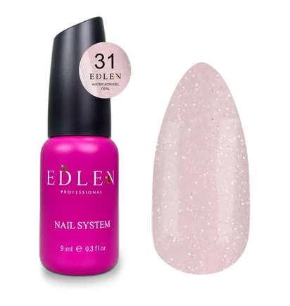 Акрил-гель для нігтів Edlen Water Acrygel Opal #31, 9 мл