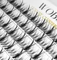 Накладні пучкові вії WoBs Fairy Lashes 20D, вигин C, товщина 0.07, довжина 8-12 мм, Mix, 200 шт