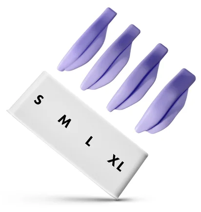 Zestaw płaskich wałków do laminacji rzęs Wona Purple Lift Patch, 4 pary