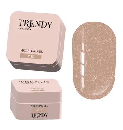 Моделюючий гель Trendy Nails Modeling Gel, Plie, HEMA/TPO free, 15 мл