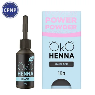 Хна для брів OKO Lash&Brow Power Powder, #04 Black, 10 г
