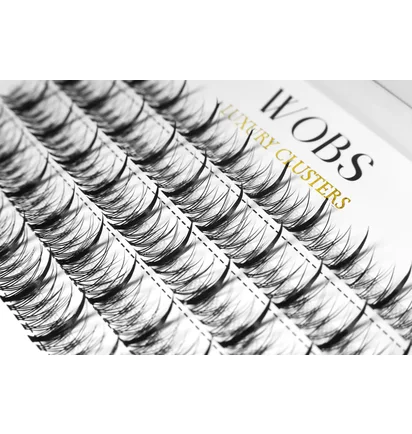 False Cluster Lashes WoBs Fairy Lashes 20D, thickness 0.07, length 10 mm, 200 pcs