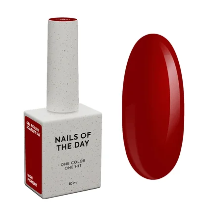 Гель-лак Nails Of The Day, Scarlet, 10 мл