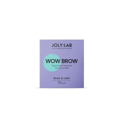 Гідрогелева пептидна маска для брів JolyLab Wow Brow, 70 г