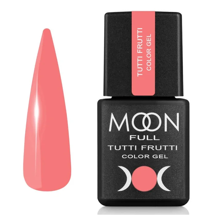 Гель-лак Moon Full Tutti Frutti Color Gel #922, блідо-кораловий, 8 мл
