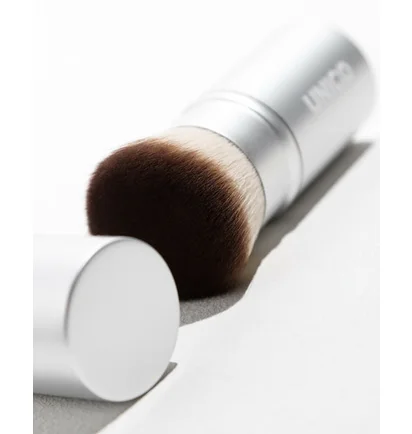 Пензлик-кабуки Unico Kabuki Brush Vegan для пудри, сірий