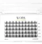 Накладні пучкові вії WoBs Fairy Lashes 20D, вигин C, товщина 0.07, довжина 8-12 мм, Mix, 200 шт