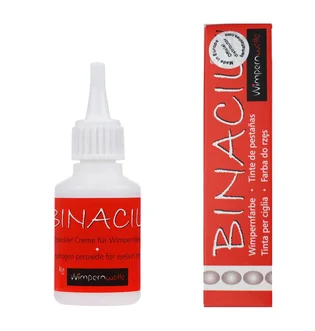 Набір для фарбування брів Binacil Light Brown + окислювач 3%