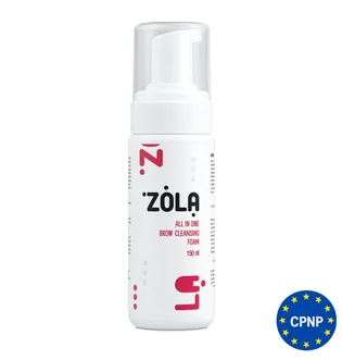 Очищувальна шампунь-піна для брів ZOLA, 150 мл