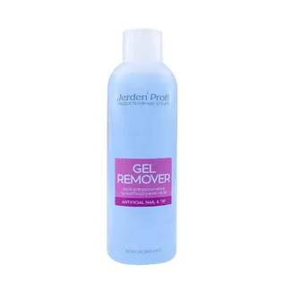 Засіб для розчинення акрилу та штучних покриттів Jerden Proff Artificial Nail & Tip Remover, 200 мл