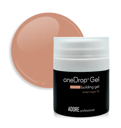 Гель для нарощування нігтів Adore Professional One Drop Gel №10 Brown Sugar, 30 г
