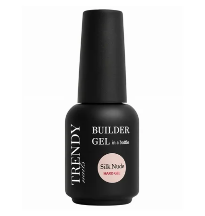 Гель для нарощування Trendy Nails Builder Gel / Hard Gel, Silk Nude, HEMA/TPO free, 15 мл