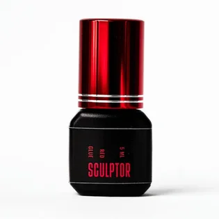 Klej do przedłużania rzęs Sculptor, Red, czas wiązania 0.3–0.5 sek, 5 ml