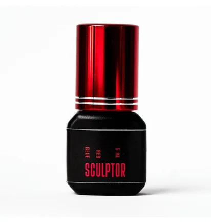 Klej do przedłużania rzęs Sculptor, Red, czas wiązania 0.3–0.5 sek, 5 ml