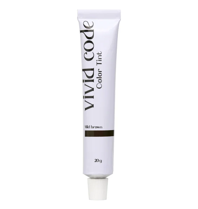 Фарба для брів та вій Vivid Code Color Tint, Mild Brown, 20 г