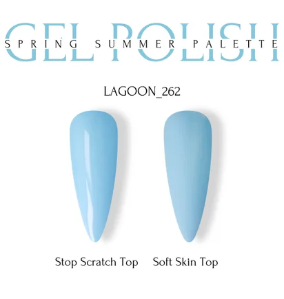 Gel Polish Adore Professional Gel Nail Polish No. 262 Lagoon, 8 ml
