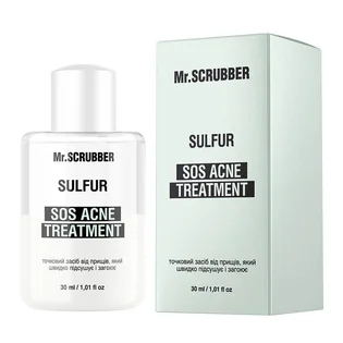 Точковий засіб від прищів Mr.Scrubber SOS Acne Treatment Sulfur, 30 мл
