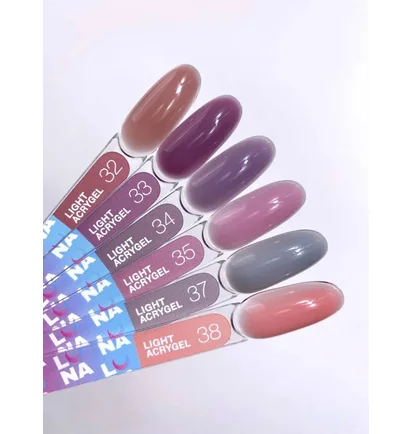 Nail Strengthening and Extension Gel Luna Moon Light Acrygel #33, 13 ml