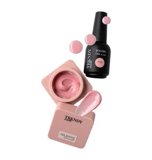 Гель-суфле для моделювання Trendy Nails Souffle Gel, Ganache, HEMA/TPO free, 30 мл