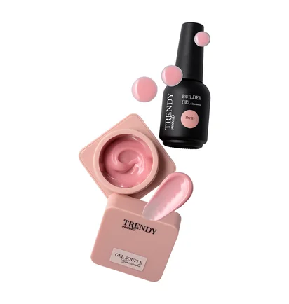 Гель-суфле для моделювання Trendy Nails Souffle Gel, Ganache, HEMA/TPO free, 30 мл