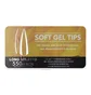 Гелеві тіпси Soft Gel Tips Long Stiletto #1, прозорі, 550 шт