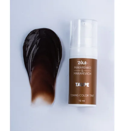 Tonująca farba do brwi ZOLA x Makarenko, Taupe, 10 ml