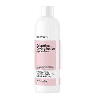 Drying face lotion HollySkin Calamine, 100 ml