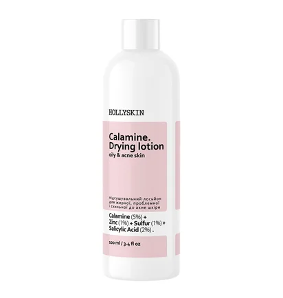 Balsam wysuszający do twarzy HollySkin Calamine, 100 ml