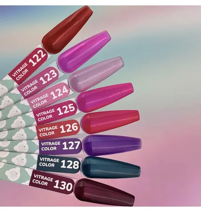 Color Stained Glass Gel Polish YouAreCute, #122, 5ml