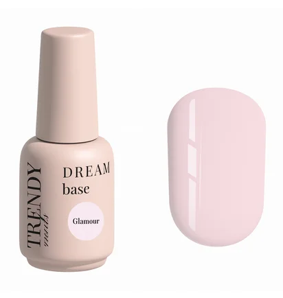 База для гель-лаку Trendy Nails Dream Base, Glamour, HEMA/TPO free, 15 мл
