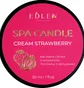 Massage candle Edlen Spa Candle, Cream Strawberry, 30 ml