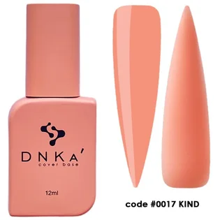 Камуфлююча база для нігтів DNKa' Cover Rubber Base French #0017 Kind, 12 мл
