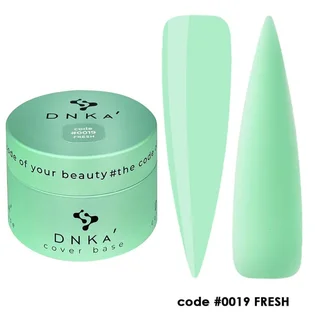Камуфлююча база для нігтів DNKa' Cover Rubber Base French #0019 Fresh, 30 мл
