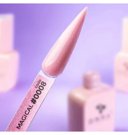 Камуфлююча база для нігтів DNKa' Cover Rubber Base French #0008 Magical, 30 мл