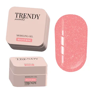 Моделюючий гель Trendy Nails Modeling Gel, Releve Rose, HEMA/TPO free, 15 мл