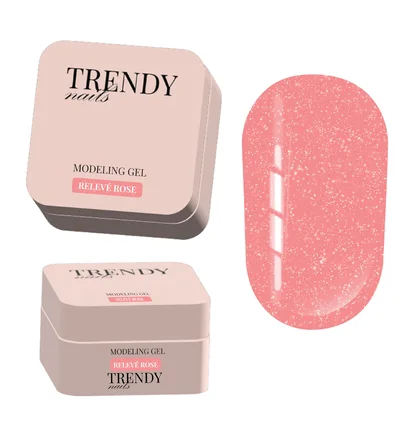 Моделюючий гель Trendy Nails Modeling Gel, Releve Rose, HEMA/TPO free, 15 мл