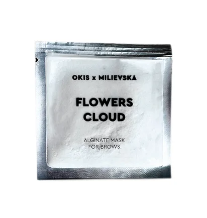 Maska algowa do brwi Okis Flowers Cloud x Milievska, 5×2 g