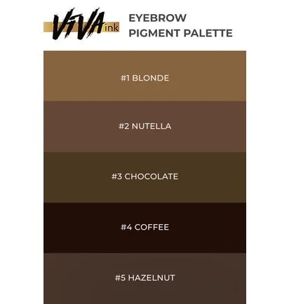 Пігмент для татуажу брів Viva Eyebrows, Coffee #4, 6 мл
