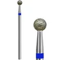 Frez diamentowy Mart, Kulka, Blue, 4 mm