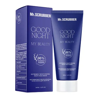 Екстремально зволожуюча нічна маска для обличчя Mr.Scrubber Good Night My Beauty, 50 мл
