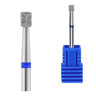Diamond Drill Bit Kraken Nails, cylinder, with blue notch, 2.5×3.6 mm