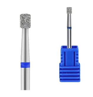 Diamond Drill Bit Kraken Nails, cylinder, with blue notch, 2.5×3.6 mm