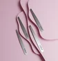 Classic Brow Tweezers Lovely Brows, silver