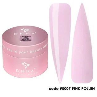 Гель для нарощування нігтів DNKa' Builder Gel #0007 Pink Pollen, 30 мл